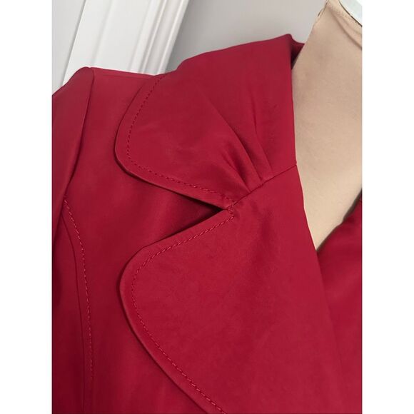 Beautiful Donatella Double Breasted Ruffle Hem Coat - Picture 8 of 15